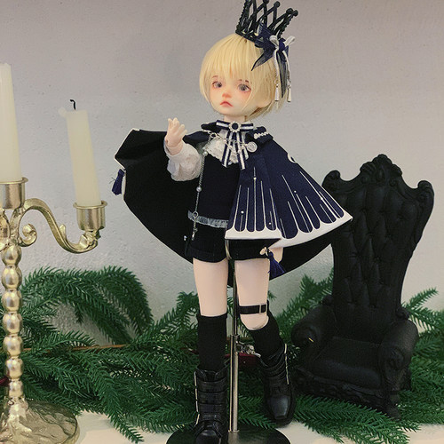 现货可奈造物绀蝶迷章bjd六分版原创无属性蝴蝶王子礼服华丽玩具 - 图0
