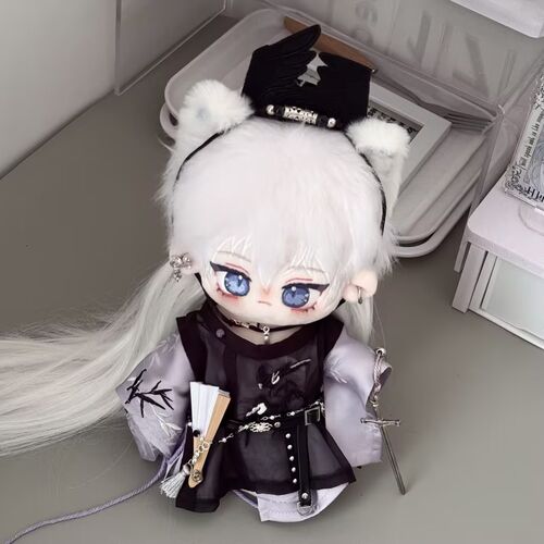 园长裤茶茶鹊桥仙20cm棉花娃娃娃衣原创汉元素无属性 - 图3