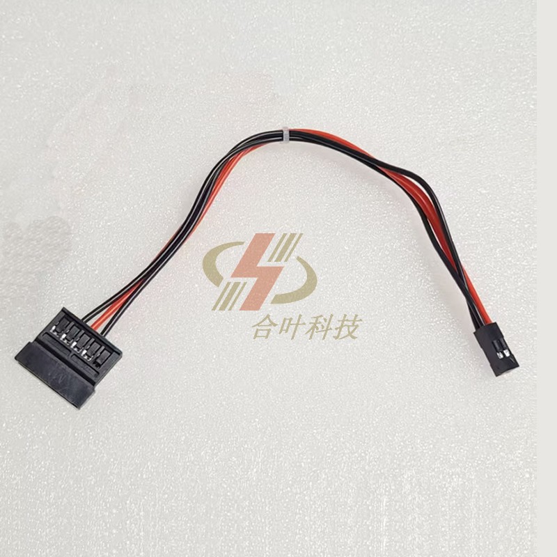 工控机硬盘线4P 升腾D660迷你主机 小4针接hdd sdd固态sata电源线 - 图2