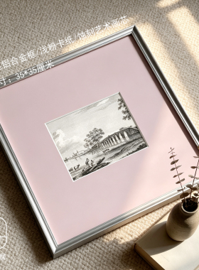 卡农 古典欧式装饰画实木相框法式样品房挂画三联套壁画 梦想小镇
