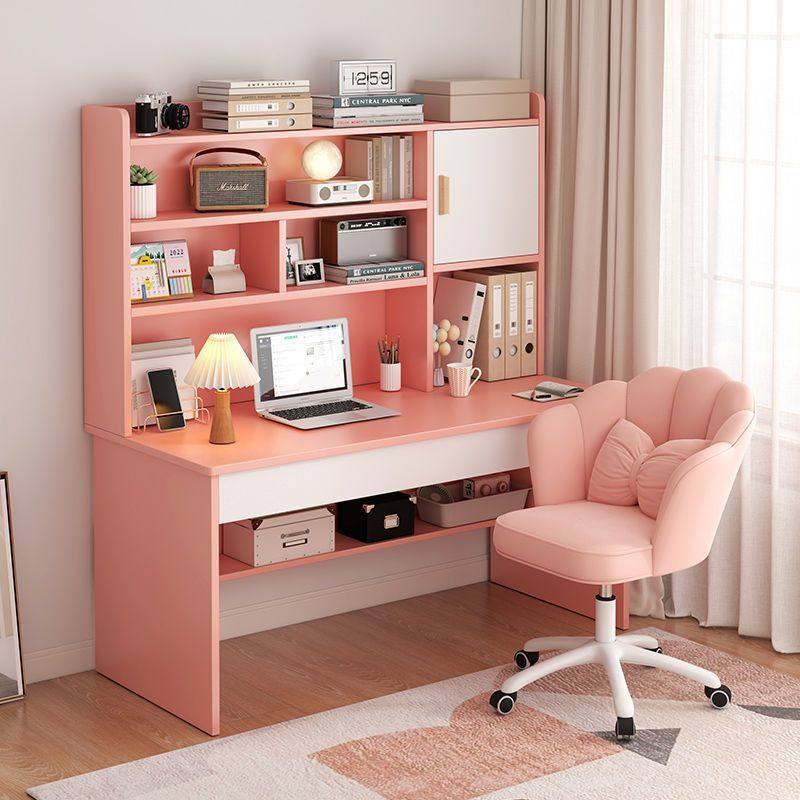 学生家用学习桌儿童书桌书架组合一体桌椅套装简约卧室小孩写字桌,淘宝优惠券,粉丝福利购,淘宝优惠卷