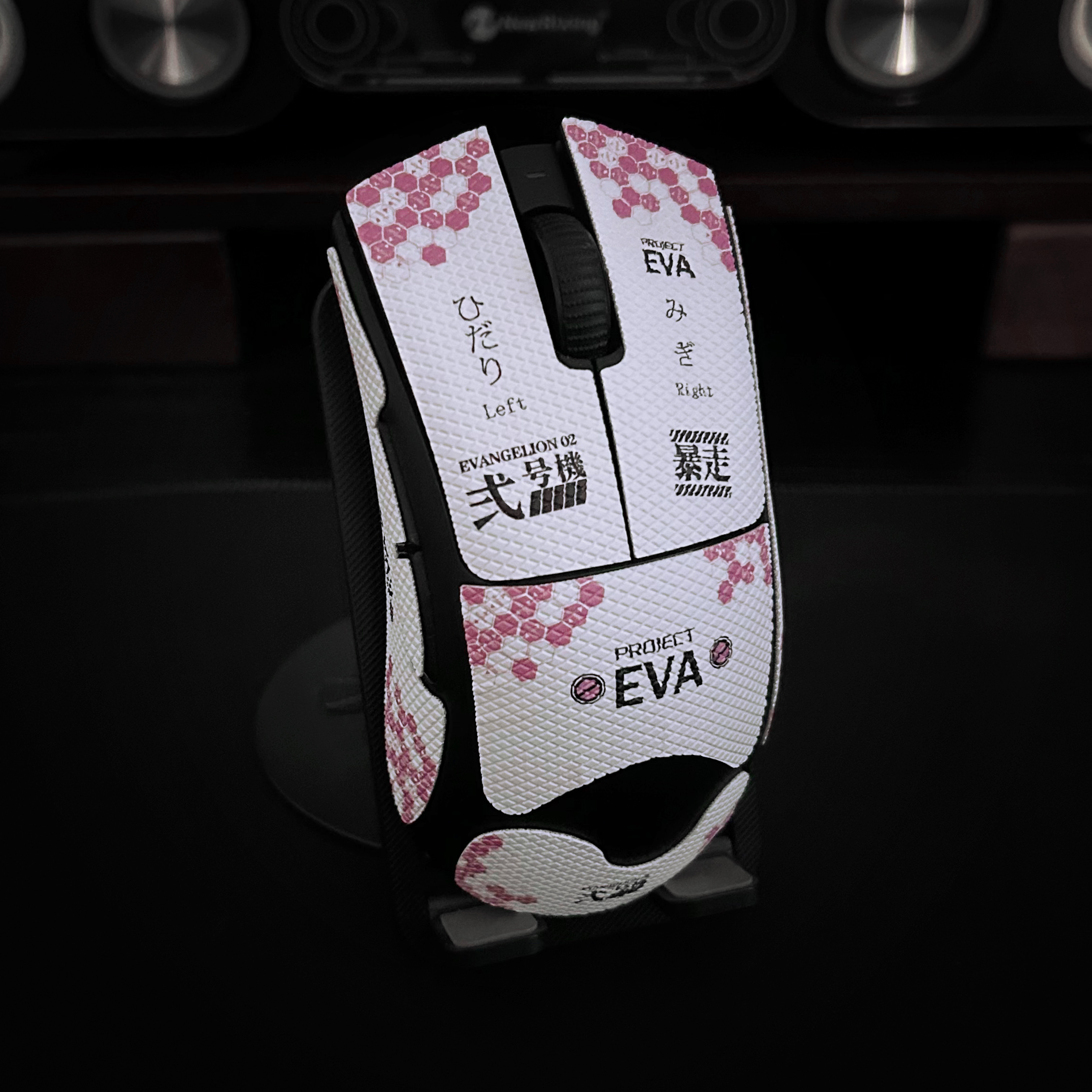 适用于炼狱蝰蛇V3pro鼠标防滑贴V3防汗吸汗贴膜全包贴纸蜥蜴皮3M - 图0