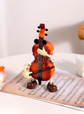 创意复古音乐盒摆件发条驱动家居客厅卧室店铺装饰品摄影拍摄道具