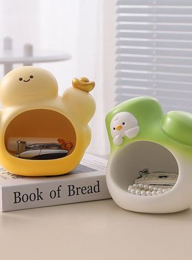 创意摆件葱姜桌面装饰钥匙玄关收纳家居乔迁之喜树脂工艺女生礼物