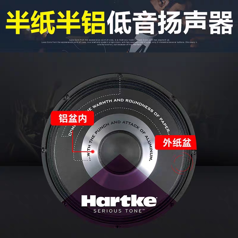 Hartkev哈克 HD15 25 50 75 150 贝司音箱 BASS贝斯音响 15瓦75瓦 - 图2