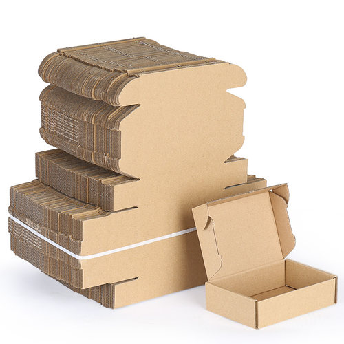 捆装飞机盒B5纸箱包装盒衣服包装纸盒打包盒定做淘宝纸盒子-图0