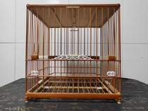 Bird Cage Embroidered Bird Cage Land Recall of Chuanzhu Zaginese Golden Silk Retention Polished Bull Bone Vanilla Door Panel Cage Shiny Cage