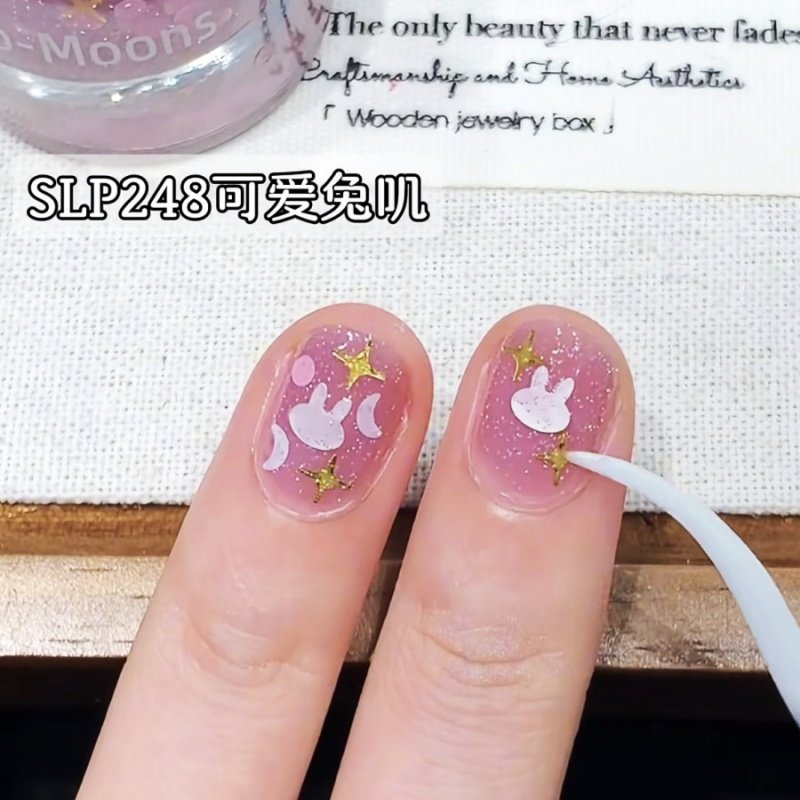 香芋色小兔太可爱咯！Twomoons美甲指甲油2025新款免烤快干可撕拉,淘宝优惠券,粉丝福利购,淘宝优惠卷