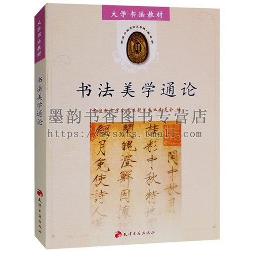 正版现货书法美学通论大学书法教材教程系列书法教辅艺术学习书法教材畅销书籍书法篆刻入门教程天津古籍出版社