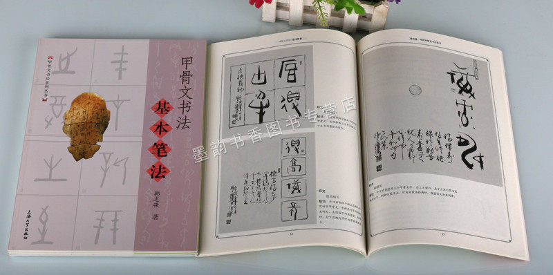甲骨文书法基础入门(全套4册) 韩志强著甲骨文书写基本笔法教程章法解析临摹篆刻拓片释文书法软笔篆书爱好学习初级字帖练习的教材