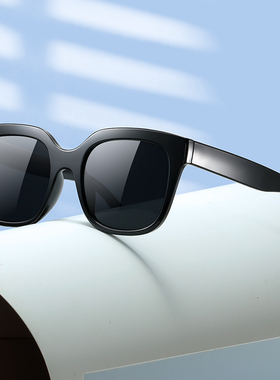 方形嫩粉色墨镜女ins网红太阳镜