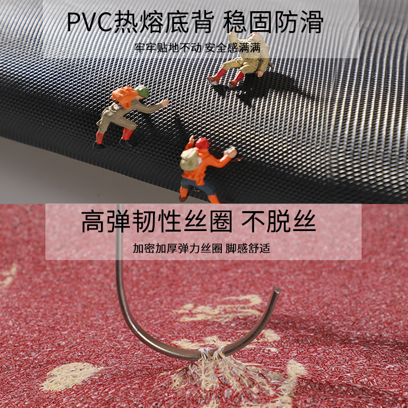 亮朵家居专营店入户门地垫厨房浴室大门口进门防滑门垫脚垫耐脏家用丝圈脚踏地毯1