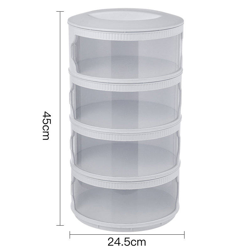 亮朵家居专营店保温菜罩多层滑门饭菜保鲜罩家用盖菜防尘防苍蝇食物剩菜剩饭神器3