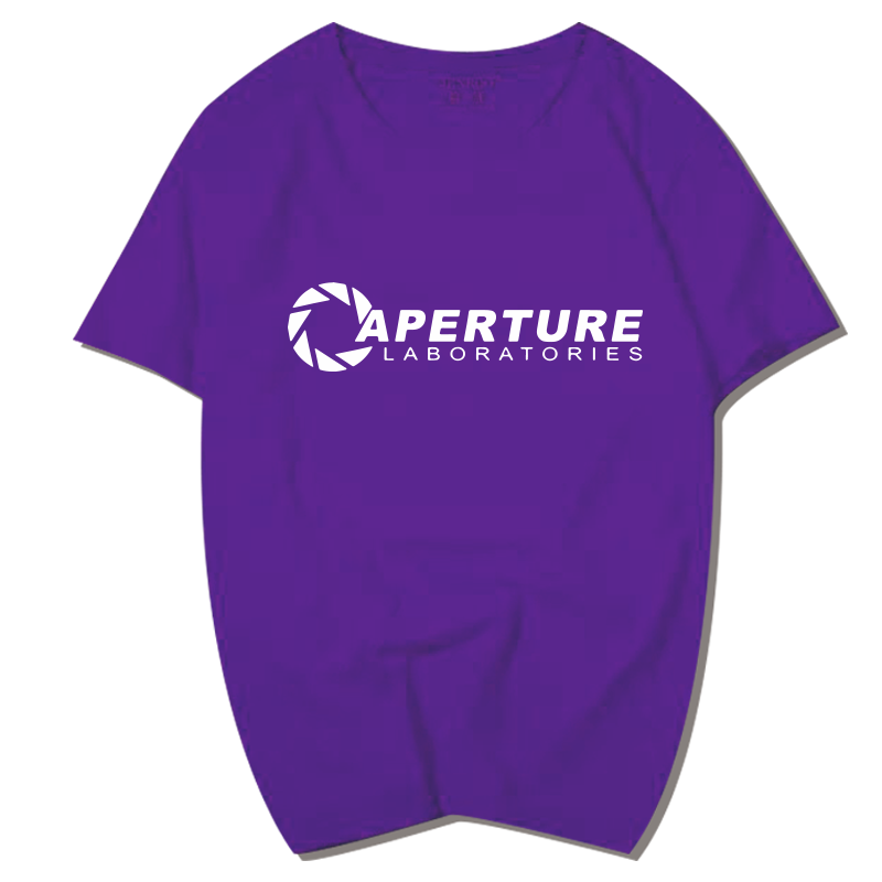 aperture实验室传送门2光圈夏t恤 简绒T恤