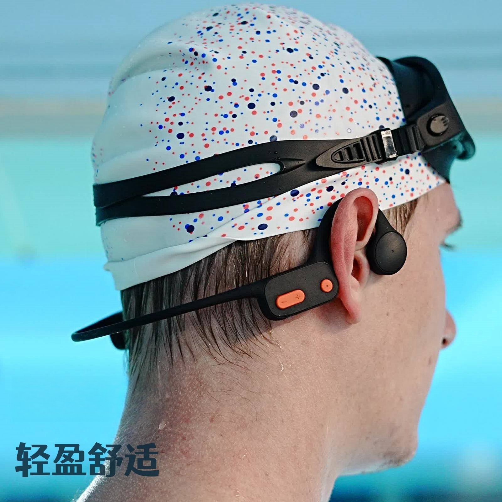 Tayogo防水骨传导游泳耳机32GB内存蓝牙5.4IPX8级防水防水专业 - 图1