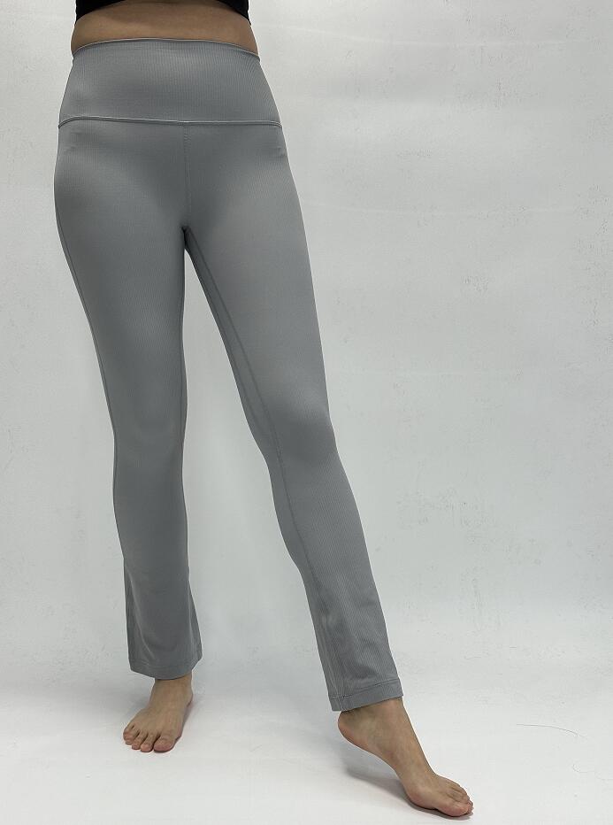 lululemon base pace HR tight 23 25ribbed女士螺纹瑜伽运动长裤 - 图1