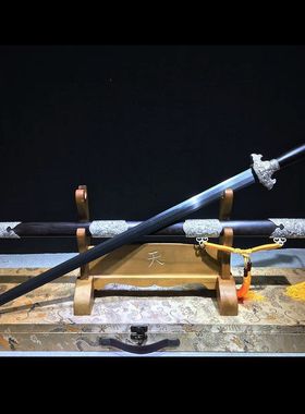 白铜装具麒麟清剑一体剑