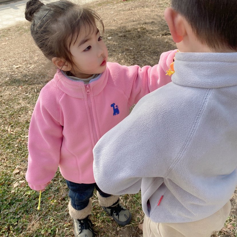 2025新款春秋冬摇粒绒外套女童奥粒绒外套儿童珊瑚绒保暖内胆立领,淘宝优惠券,粉丝福利购,淘宝优惠卷