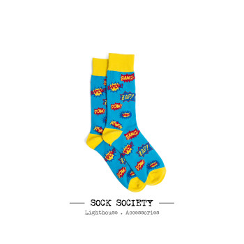 Australian SOCK SOCIETY ປັອບສະໄຕລ໌ສະດວກສະບາຍສີ່ລະດູການຂອງຜູ້ຊາຍແລະແມ່ຍິງຫຼັກຊັບ 87752 Superman