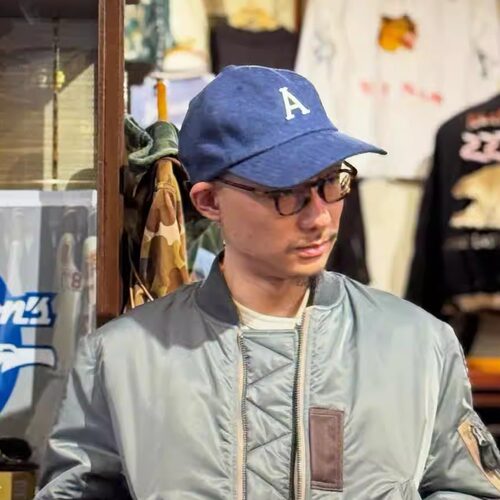 MR FATMAN 复古羊毛棒球帽 经典帽型显脸小 徽章字母帽 通勤百搭 - 图0