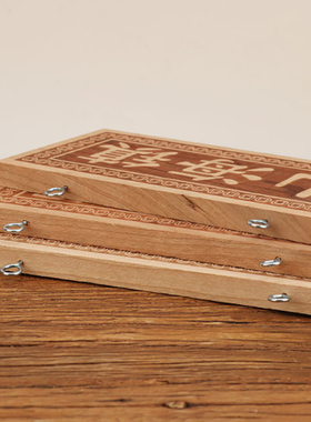 桃木天官赐福挂件木牌