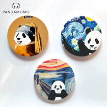 Pandamomo Ultra Cute Art Wind Panda Home Decoration Ceramic Mat Send Gift Cartoon Cute to foreign friends