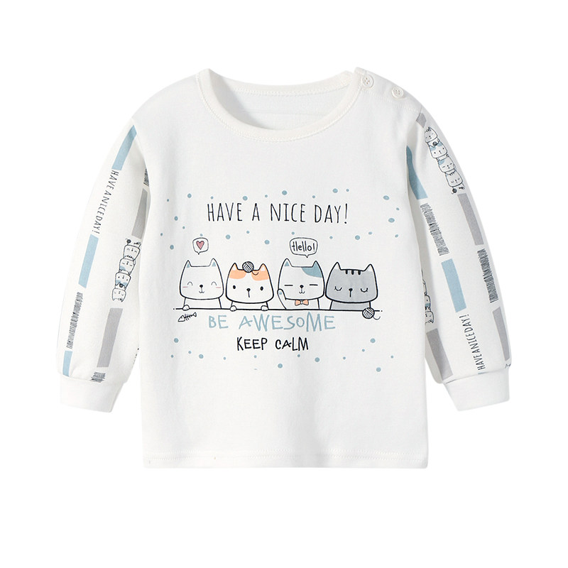 新生婴儿秋冬纯棉单件上衣儿童秋衣男童秋装棉毛衫女宝宝保暖内衣,淘宝优惠券,粉丝福利购,淘宝优惠卷