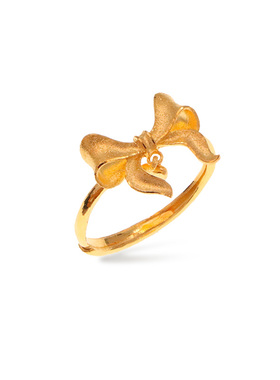 【中国黄金官方店】黄金戒指在逃公主足金戒指新品送女友