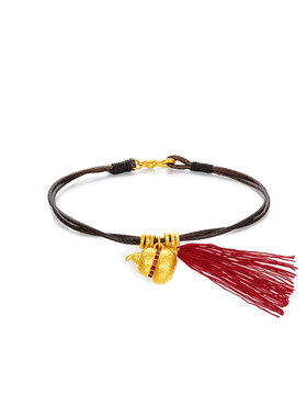 【中国黄金官方店】古法小胖葫手串时尚简约气质新品首饰送礼