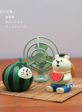 企鹅猫咪摆件桌面车载装饰