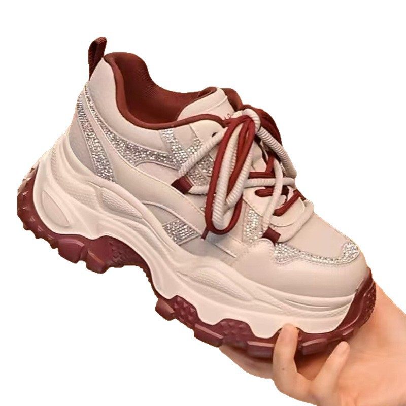 爆款吸膜老爹鞋女2025秋冬季新款小个子显瘦轻便运动鞋高颜值爆棚,淘宝优惠券,粉丝福利购,淘宝优惠卷