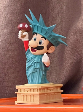 这个马里奥手办也太会玩了吧~