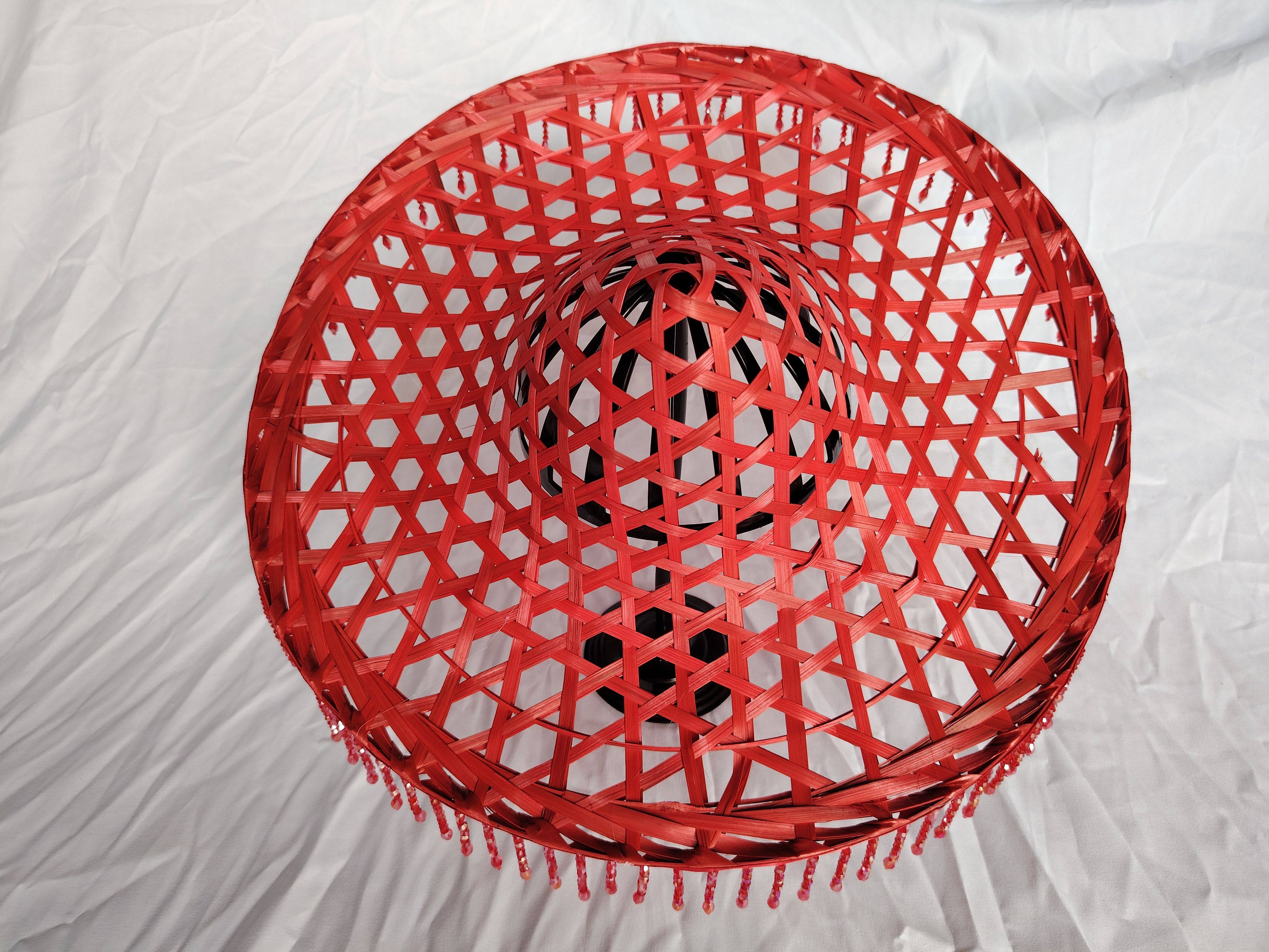 成人跳舞斗笠帽子广场舞成人流苏民族舞演出道具红色竹编舞蹈斗笠,淘宝优惠券,粉丝福利购,淘宝优惠卷