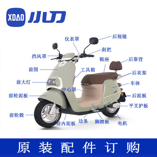 小刀电动车外壳全系列车型原厂塑料件配件车壳灯具外观件全车零件 - 图1