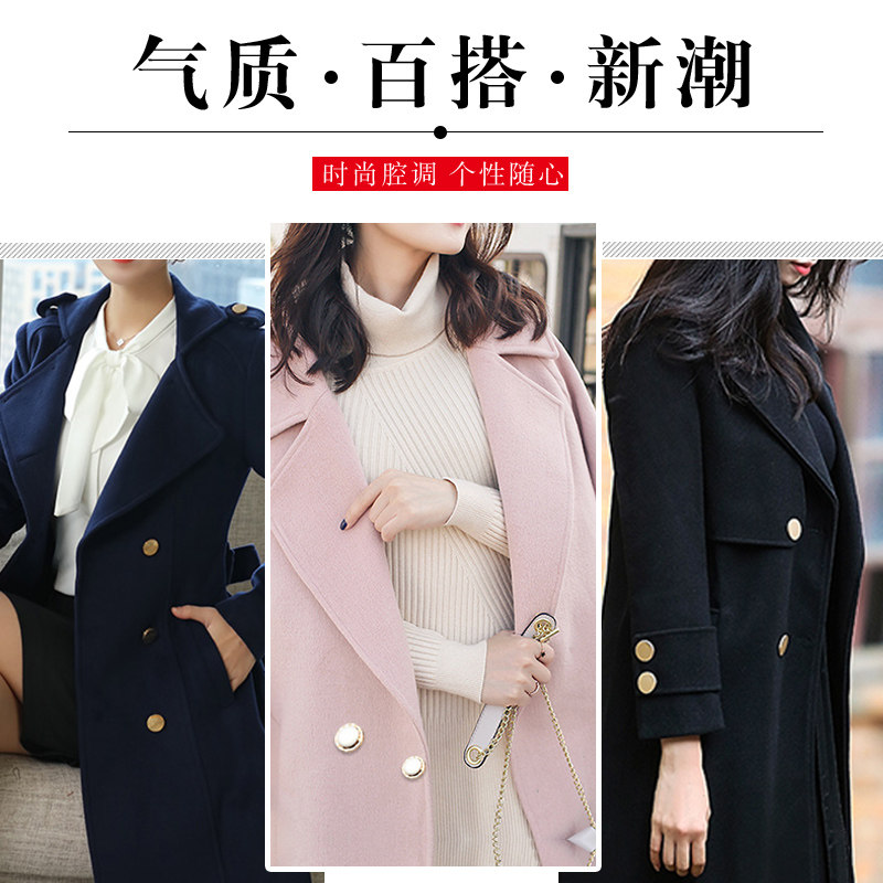 金属钮扣复古扣子圆形百搭女大衣毛衣纽扣装饰扣时装衣服扣女扣_虎窝淘