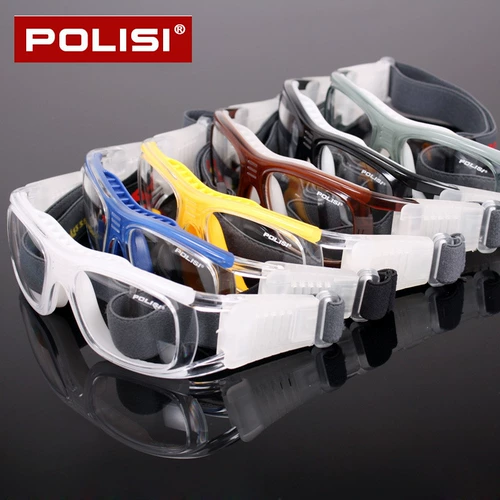 POLISI Играть в профессиональные баскетбольные очки мужские анти -флог футбольные очки очки с близкими зданиями