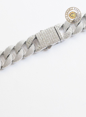 男士嘻哈风街头光身古巴链