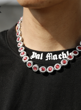 KAKA金属莱茵石圆形男女满钻嘻哈