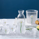 Small daisy glass wine utensils white wine glass slightly drunk small wine glass
