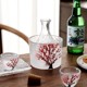 Sakura glass 1 two sake glasses