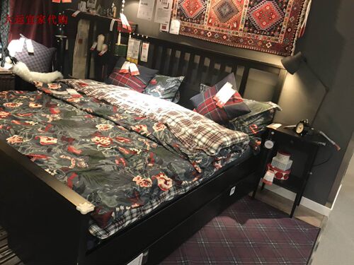 国内宜家代购汉尼斯床架北欧式公主床架欧式双人床单人床儿童床 - 图2