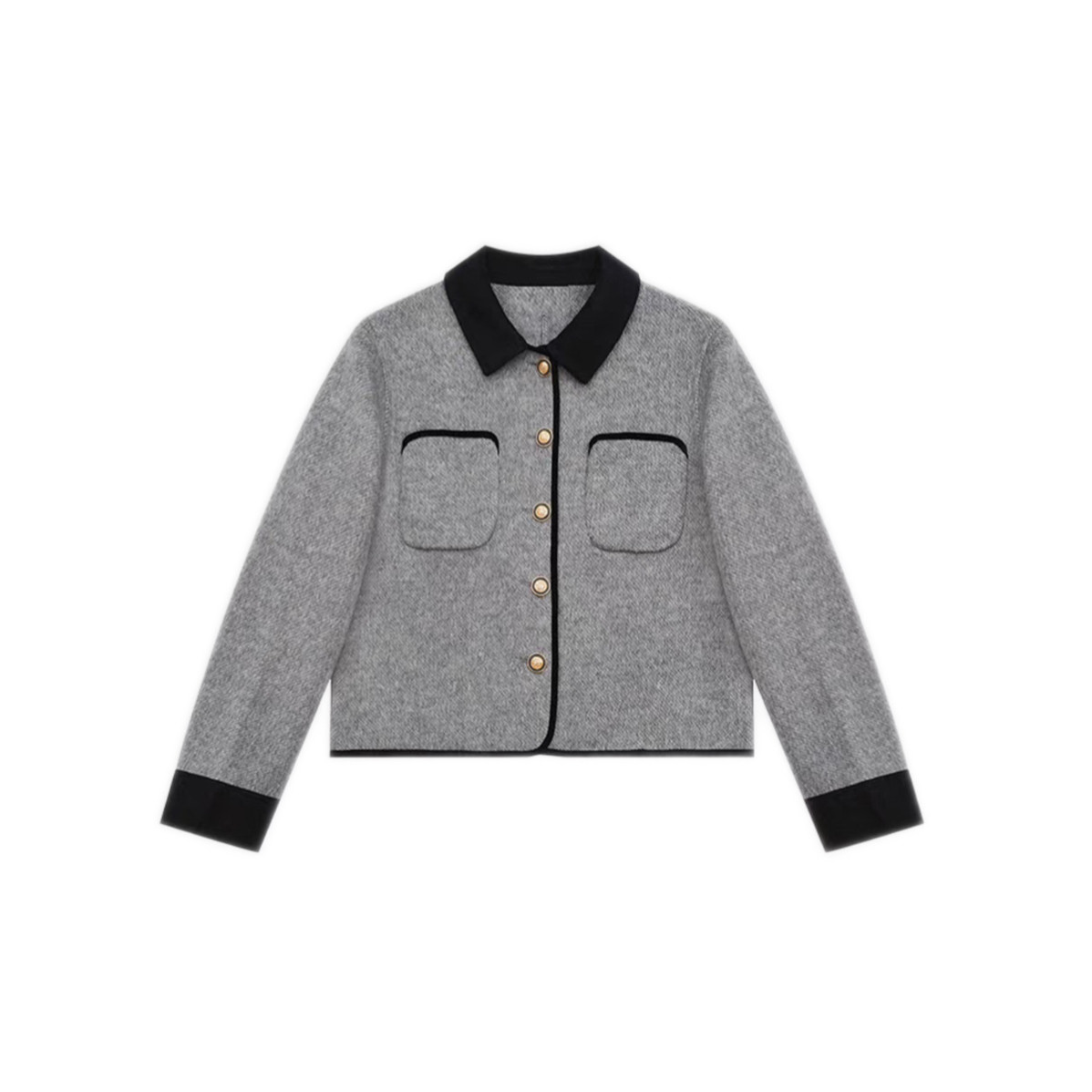 【 所有女生的衣橱直播间】航邦祺小香风短款斜纹双面呢羊毛外套,淘宝优惠券,粉丝福利购,淘宝优惠卷