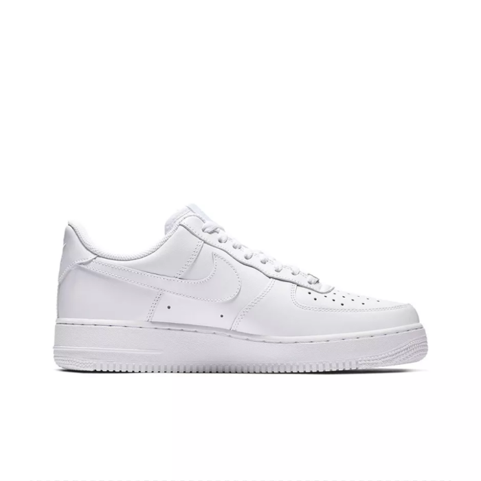 Nike耐克 Air Force 1 AF1 时尚 低帮运动休闲鞋 纯白 315115-112 - 图3