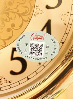 创意时尚个性欧式田园石英钟客厅静音挂钟康巴丝时钟表简约大壁钟