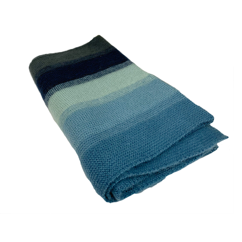 陈奶奶/彩虹针织围巾女秋冬加厚保暖披肩韩版学生可爱少女围脖