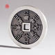 S925 sterling silver nine-character mantra and eight trigrams pendant necklace