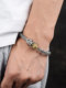 Ethnic style 925 silver hand-woven bracelet for men and women