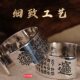 Taoist ring men's 999 pure silver five thunder golden light curse Ziwei taboo fortune Zhao Gongming live mouth 925 sterling silver ring
