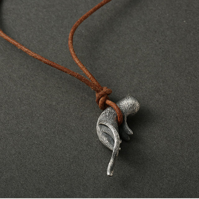 New style be your cat necklace imitation sterling silver for men and women couples