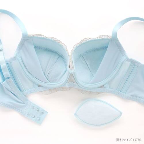 BON诗萝涵朵SHIROHATO内衣套装刺绣蕾丝高侧收收副乳聚拢胸罩内裤 - 图1